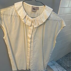 Off-White Semi-Sheer Top